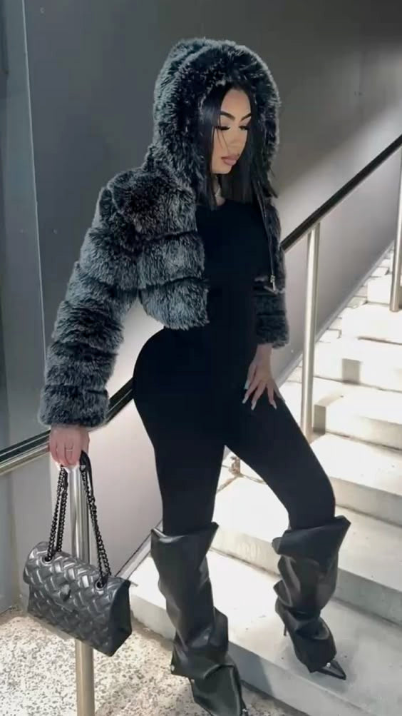 The Aspen Vegan Fur Jacket