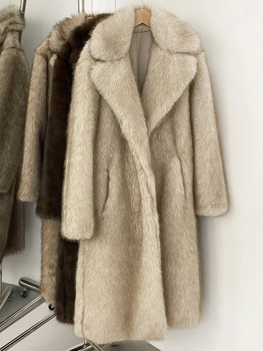 The Livia Vegan Fur Coat