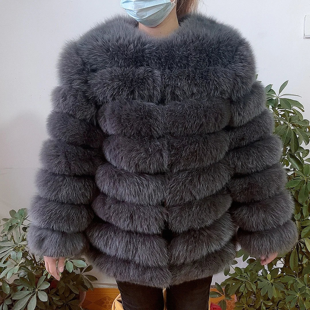 The Élise Fox Fur Coat